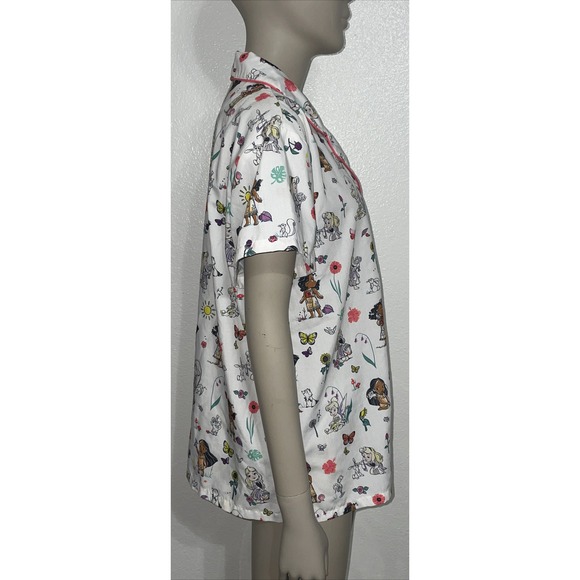 DISNEY STORE ANIMATORS COLLECTION DISNEY PRINCESS PAJAMA PJ SET FOR WOMEN SZ SM - Picture 2 of 16